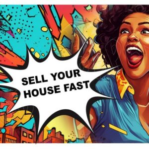 Buy Houses Comic Postcard